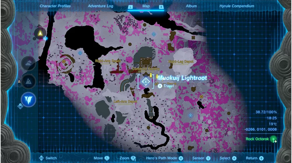 Duplication Glitch location TotK