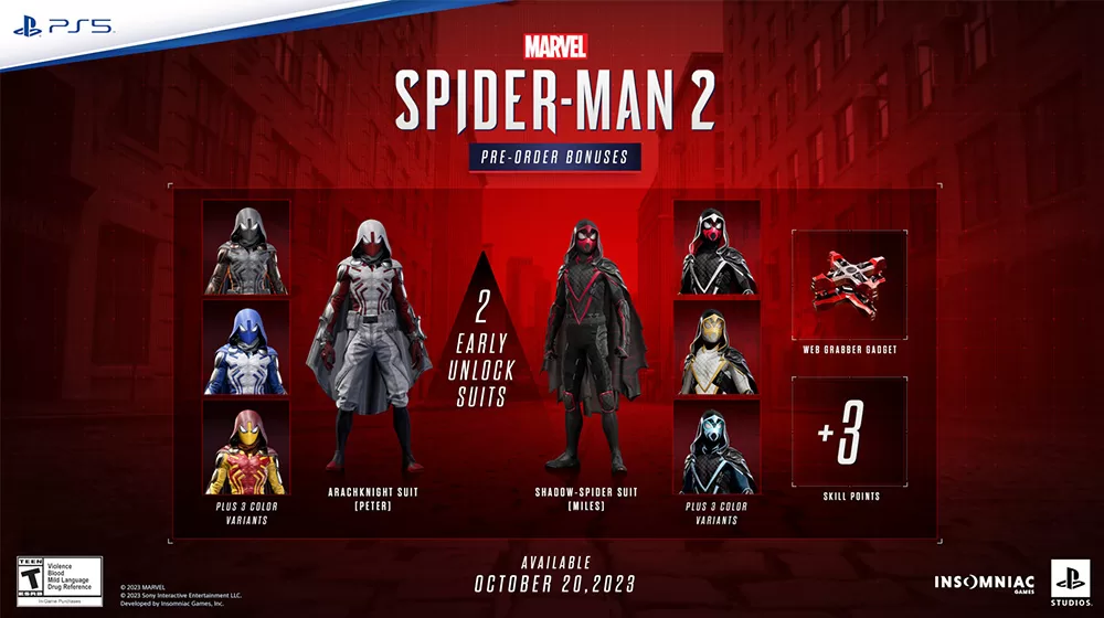 Spider-Man 2 PS5 release date, age rating and length latest pre-order bonuses