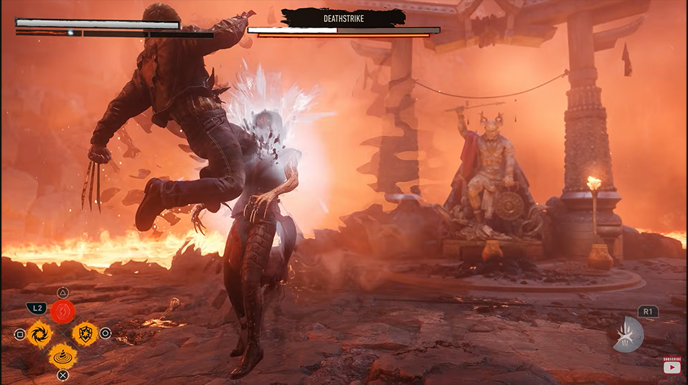 Landing the knee special - How to beat Lady Deathstrike in Marvel's Wolverine